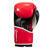 variant:Red::Rival Boxing Fitness Bag Gloves back view