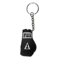 color:black::TITLE Boxing Molded Glove Keychain