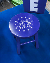 variant:blue::TITLE Boxing Ring Stool in corner of ring