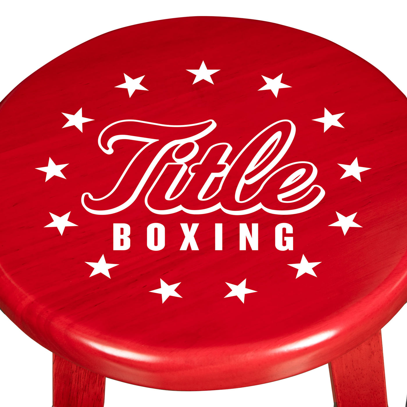 variant:red::TITLE Boxing Ring Stool closeup of top