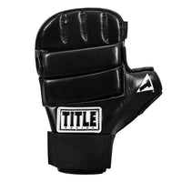 variant:lifestyle::TITLE Classic Boxing Speed Bag Platform & Gloves Bundle single glove back view