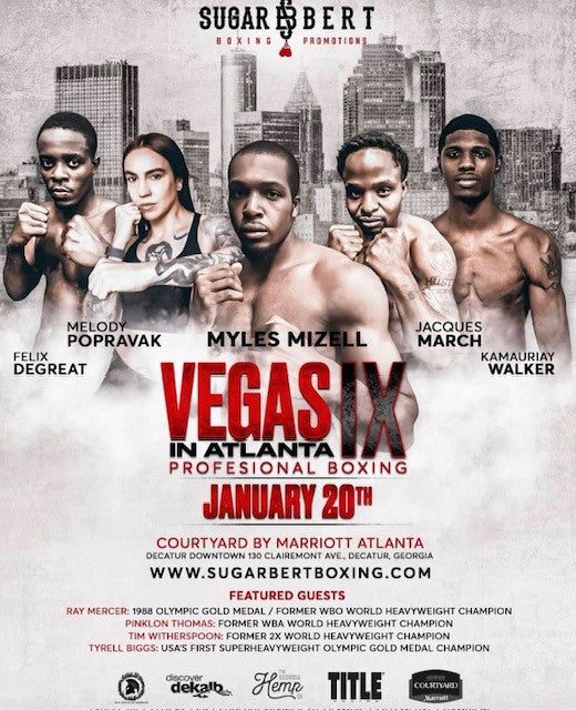 Sugar Bert Boxing Promotions Presents Vegas in Atlanta IX