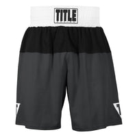 variant:grey/black::TITLE Boxing Latitude Amateur Boxing Set front view shorts