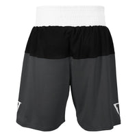 variant:grey/black::TITLE Boxing Latitude Amateur Boxing Set back view shorts