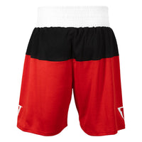 variant:red/black::TITLE Boxing Latitude Amateur Boxing Set back view shorts