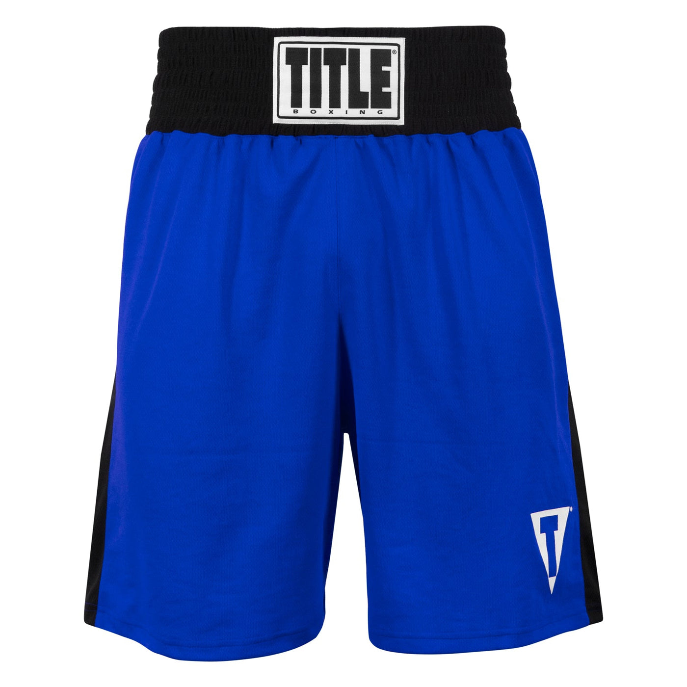 variant:blue/white::TITLE Boxing Striker Amateur Boxing Set front of short 