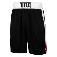 variant:black/red::TITLE Boxing Aerovent Elite Amateur Boxing Set 4 2.0 front of short