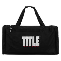 variant:black::TITLE Boxing Deluxe Gear Bag front view back side