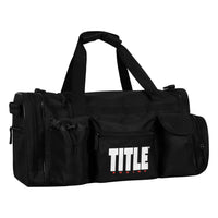 variant:black::TITLE Boxing Active Duffle Bag pockets side view