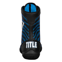 variant:Black/Blue::TITLE Boxing Predator Shoes 2.0 back view
