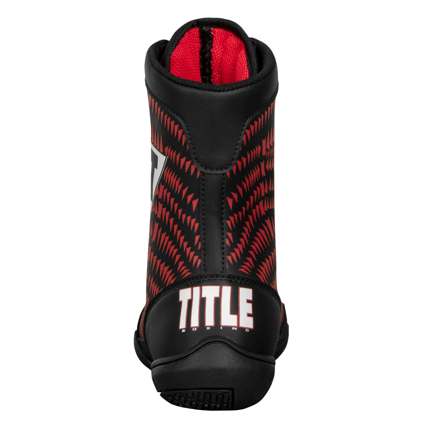 variant:Black/Red::TITLE Boxing Predator Shoes 2.0 back view