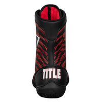 variant:Black/Red::TITLE Boxing Predator Shoes 2.0 back view