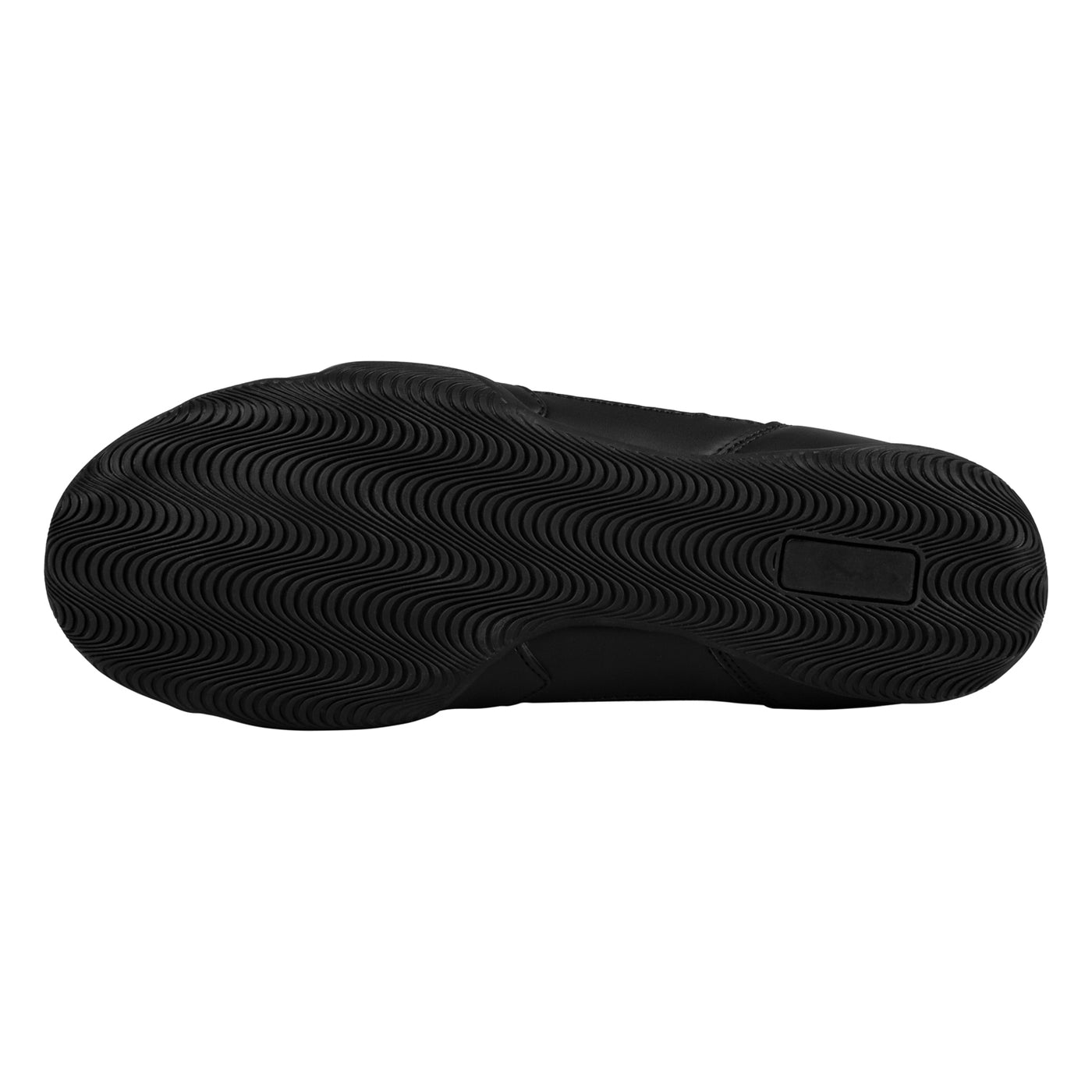 variant:black/black::TITLE Boxing Select Mid-Top Boxing Shoes bottom view