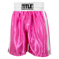 variant:pink/white::TITLE Boxing Edge Boxing Trunks 2.0 side view