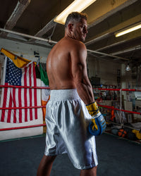 variant:white::TITLE Boxing Edge Boxing Trunks 2.0 man back view