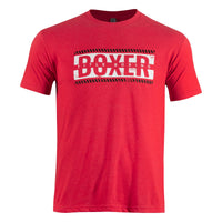color:red::TITLE Boxing Distressed Boxer Tee main view