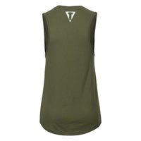variant:Green::TITLE Boxing Women's Distressed Label Muscle Tank