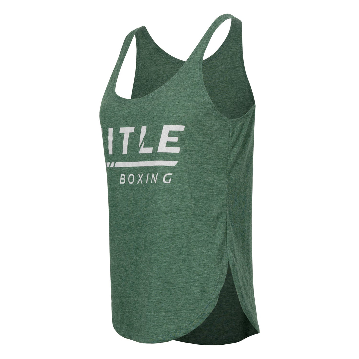 variant:Green::TITLE Boxing Women's Striped Wordmark Cropped Tank
