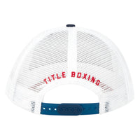 variant:red/white/blue::TITLE Boxing Pride Adjustable Mesh Cap back view