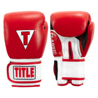 variant:Red/White/Black::pair of red, white, and black boxing bag gloves
