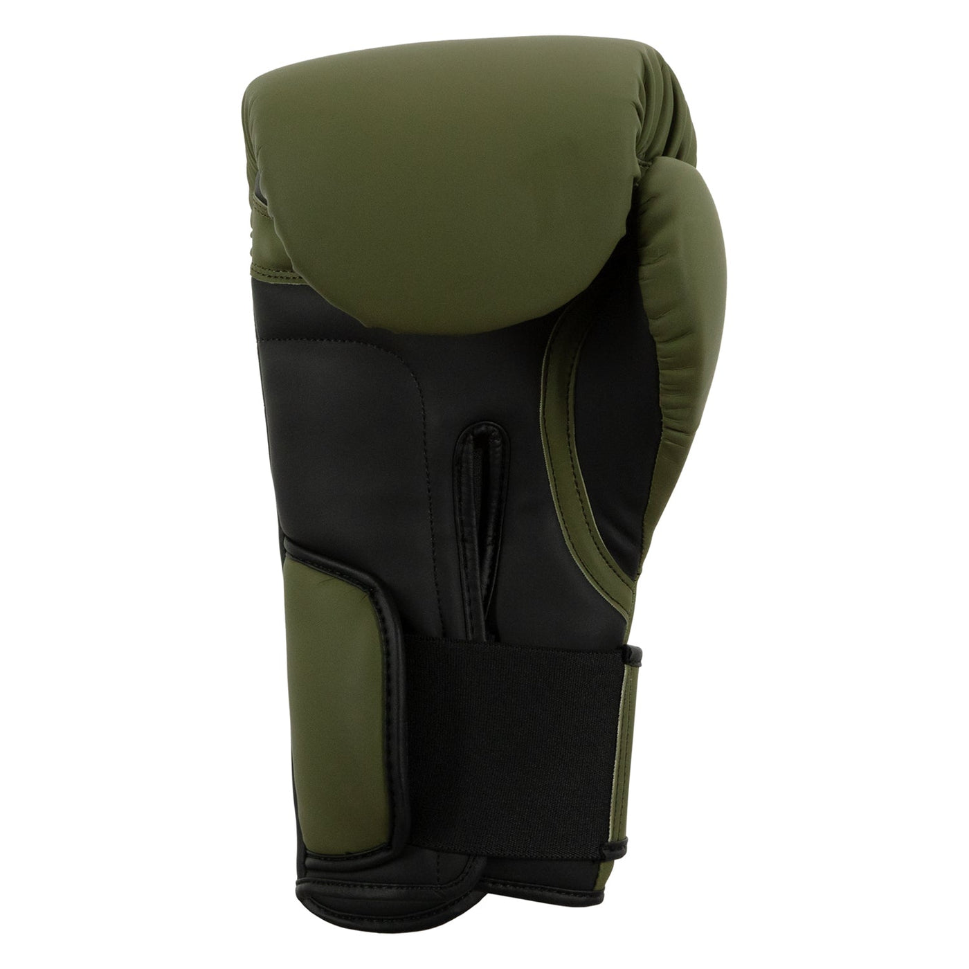 variant:green/black::TITLE Boxing Combat Bag Gloves 2.0 back view