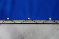 color:Blue::TITLE Boxing Pro Canvas Ring Covers Blue