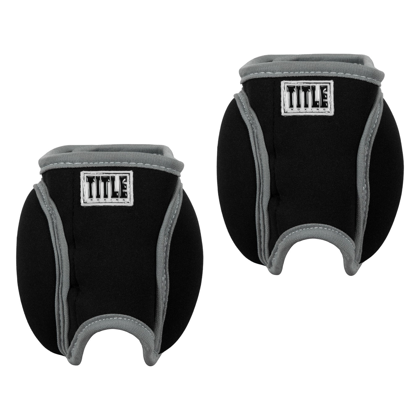 variant:black::TITLE Boxing Pro Ankle Weights front view