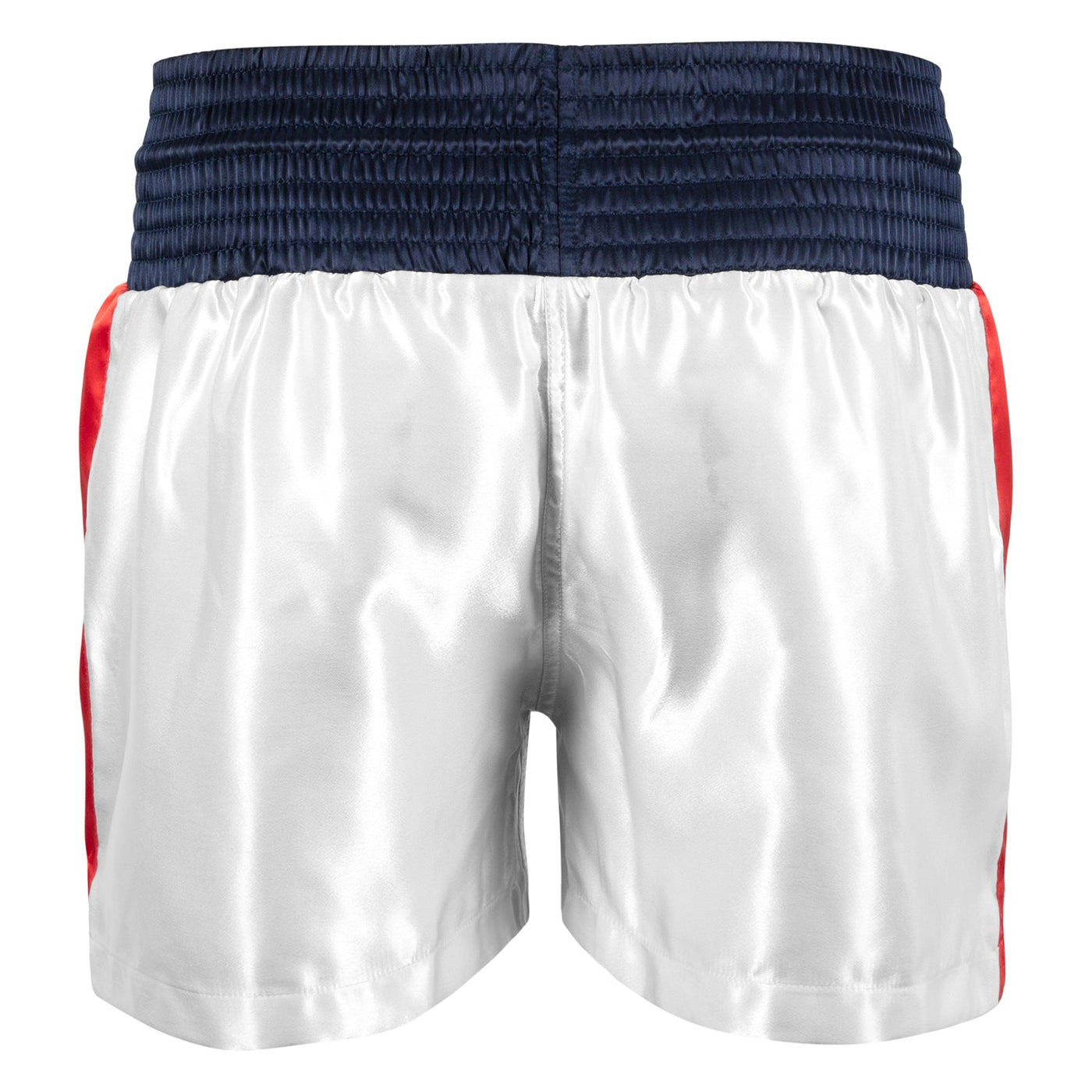 variant:red/white/blue::TITLE Boxing Professional Traditional Cut Trunks back view