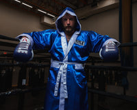 variant:blue/white::TITLE Boxing Stock Full Length Robe 3.0 guy on ring hood up