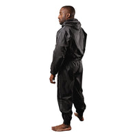 variant:lifestyle::TITLE Boxing Sauna Suit With Hood guy posing wearing sauna suit