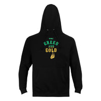variant:lifestyle::WBC by TITLE Boxing Green and Gold Hoodie main view