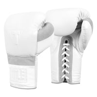 variant:white::TITLE Boxing Lace Sparring Gloves 2.0 side view