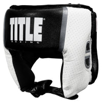 color:black::TITLE Boxing Aerovent Elite USA Boxing Competition Headgear – Open Face main view