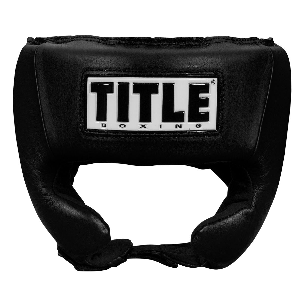 variant:black::TITLE Boxing USA Boxing Competition Headgear - With Cheeks front view