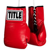 variant:red::TITLE Boxing Autograph Gloves hanging side view