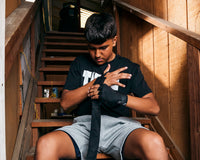 TITLE Boxing Advanced Semi-Elastic Assorted Hand Wraps (10 Pair)