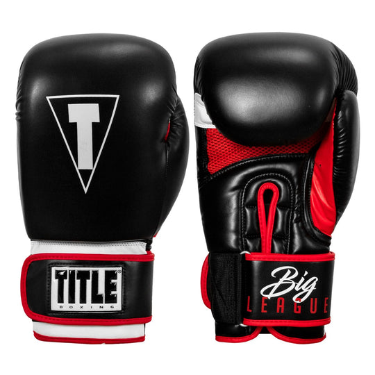 TITLE Boxing Leather Big League Bag Boxing Gloves