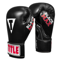 variant:lifestyle::TITLE Classic Black Max Boxing Gloves main view side view