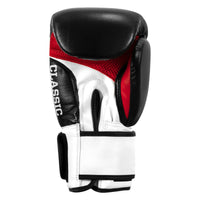 variant:black/white/red::TITLE Classic Leather Super Bag Gloves 2.0 back view