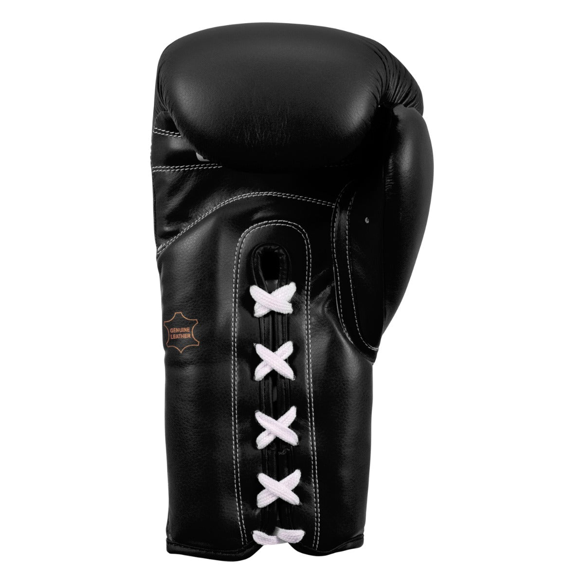 variant:black::TITLE Classic Leather Lace Training Gloves 2.0 back view