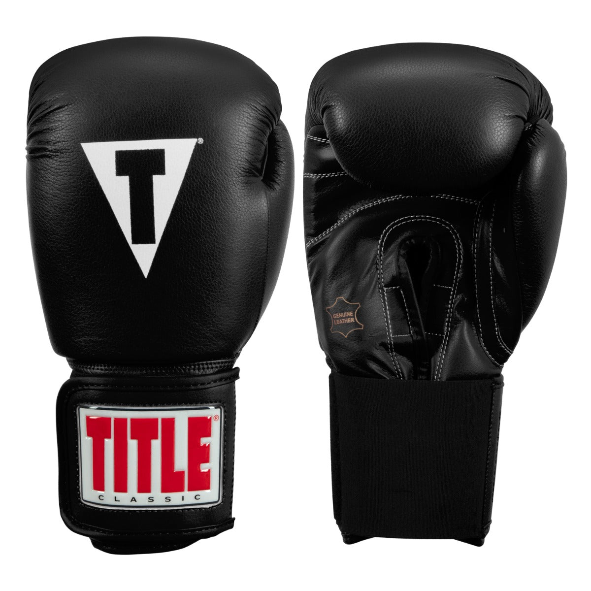 color:black::TITLE Classic Leather Elastic Training Gloves 2.0 Media 1 of 21 main view