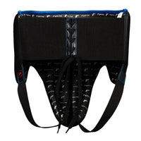 variant:black::Fighting Leather No Foul Protector back view