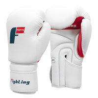 variant:white::Fighting Leather Training Gloves alternate view