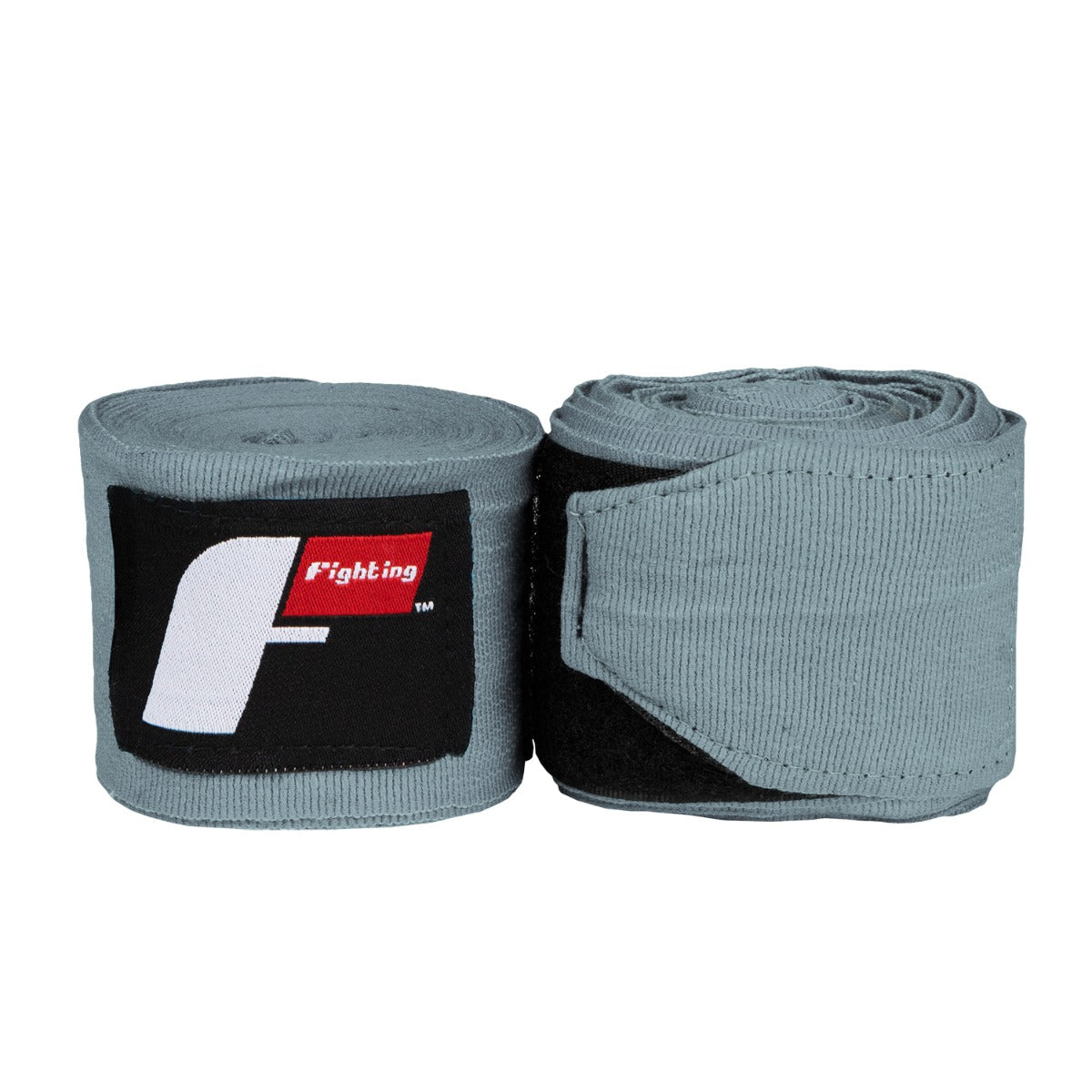 color:Grey::Fighting Semi-Elastic 180" Hand Wraps