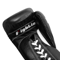 variant:Black::Fighting Fearless Certified Pro Fight Gloves II hand view