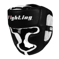 color:Black/White::Fighting S2 GEL Power Full Training Headgear