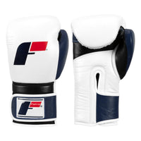 color:white/blue::Fighting Force Training Gloves main view