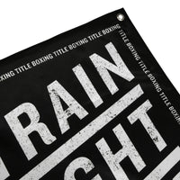 TITLE Boxing Train Fight Win Repeat Banner
