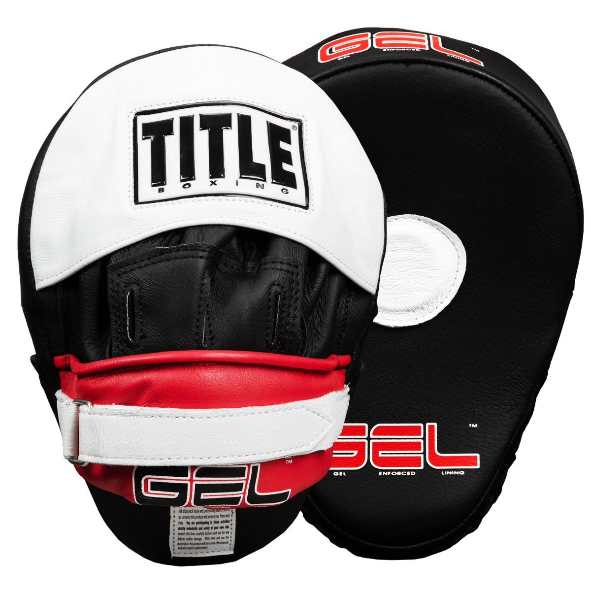 variant:lifestyle::TITLE Boxing Gel World Contoured Punch Mitts front view