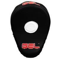 variant:lifestyle::TITLE Boxing Gel World Contoured Punch Mitts front inside view